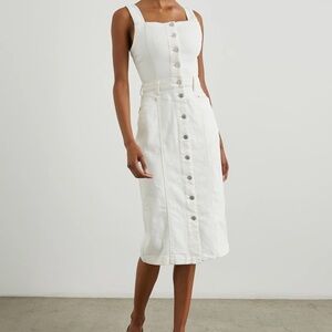 Rails White Midi Dress